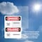 Signmission Ammonia - Amoniaco Danger Sign, Plastic, 7in W x 10in L, 2PK OS-2PACK-DS-P-710-VS-1992 - alternate 3